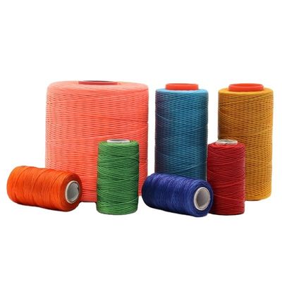 Herramienta de artesanía 400G Peso 0,8 mm 210D hilo de costura con cera plana para costura a mano