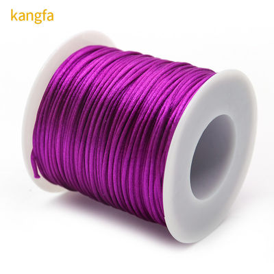 0.8mm Cordón de nylon de hilo UV protegido para trenza de nudos chinos Macrame pulseras