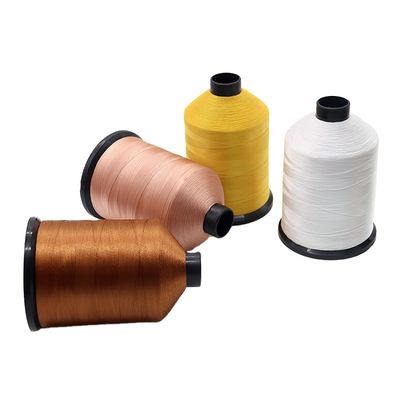 El patrón de tela teñida Tex35 Tex45 Tex70 de alta resistencia de hilo de nylon de unión multicolor para sofá