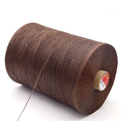 100% poliéster 1 kg de color Cosido a mano hilo de cera plana para artículos de cuero con 240 colores