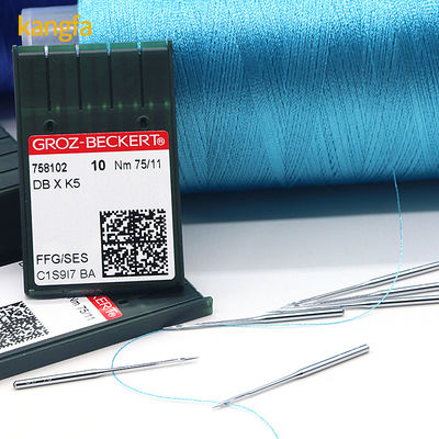 Agujas de bordado Groz Beckert 65/9 75/11 Resistentes a altas temperaturas para coser