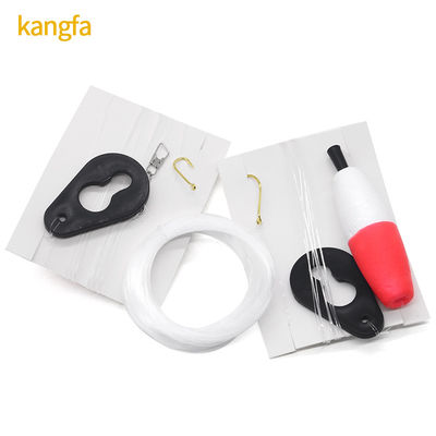 Poliéster 0,12 mm hilo de pescado elástico para coser red de pesca patrón teñido colorido