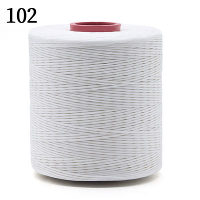 Hielo trenzado de seda encerada de alta tenacidad para coser cuero 250D/16 Durable y fuerte