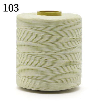 Hielo trenzado de seda encerada de alta tenacidad para coser cuero 250D/16 Durable y fuerte