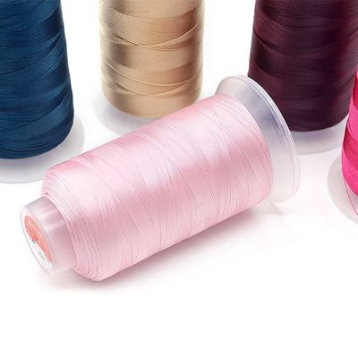 115G Peso hilo de costura de poliéster duradero para la artesanía de cuero 0.15-0.32mm de diámetro