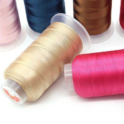 115G Peso hilo de costura de poliéster duradero para la artesanía de cuero 0.15-0.32mm de diámetro
