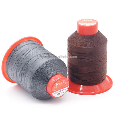 Largura y color personalizados ecológicos 210D/3 hilo de costura de nylon para tejer a mano
