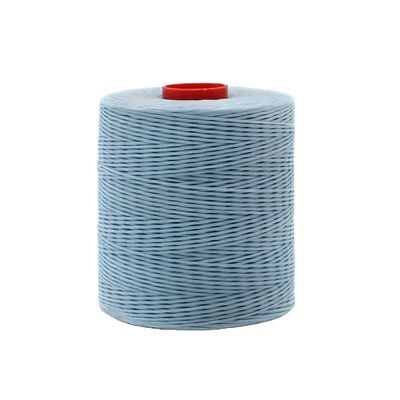 Kangfa 0,8 mm 1,0 mm hilo de cuero cosido a mano hilo de cera plana hilo de poliéster hilo de costura encerado