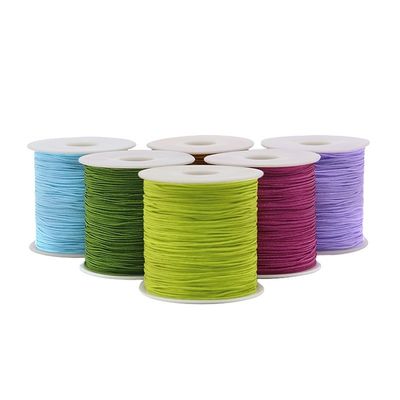 2 Ply Singal Color o Color del Arco Iris hilo de cordón de nylon para el cordón chino de anudo de macramé
