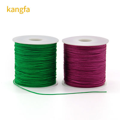 2 Ply Singal Color o Color del Arco Iris hilo de cordón de nylon para el cordón chino de anudo de macramé