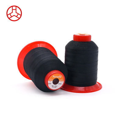 100G Peso hilo de costura duradero para bolso y zapatos 1300Y longitud Tex70 Serafil poliéster