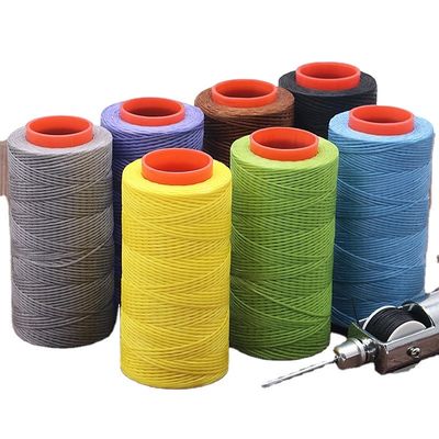 150D hilo de encuadernación de libros con cera para principiantes de cuero de artesanía bolsas de bricolaje anillo torcido