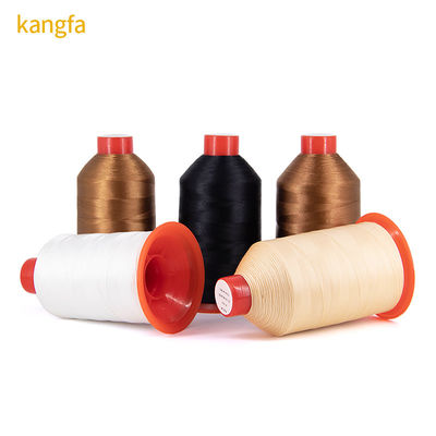 Filamentos de hilo tipo Kangfa 3000m Cone Nylbond Tkt-40 Filamento de nylon unido para tapicería