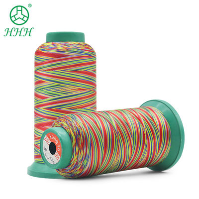 Colorido hilo de costura de poliéster de alta tenacidad para Kangfa Industrial 3ply 6ply 5colors