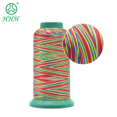 Colorido hilo de costura de poliéster de alta tenacidad para Kangfa Industrial 3ply 6ply 5colors