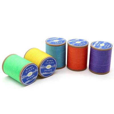 150D/16 Filamento de cera de costura de cuero hecho a mano Polyester cuerda trenzada para pulseras Decorar