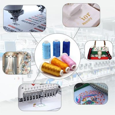 5000y MERCERIZADO 720 colores 120D/2 hilo de bordado de máquina para los requisitos del cliente
