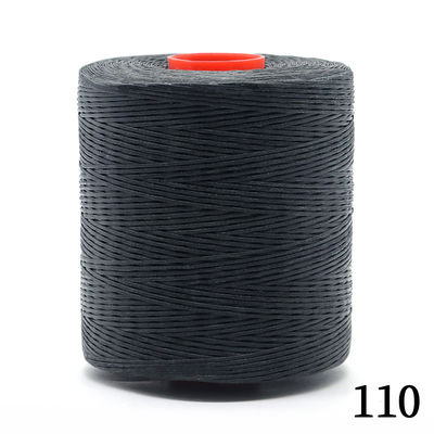 Excelente 1 bobina 700y 1 mm de costura plana de trenza gruesa hilo encerado para reparación de artesanías de cuero