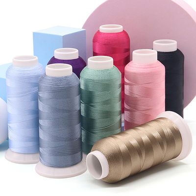 4000 Yards Filamento de color puro Hielo 100% Poliéster hilo de bordado para la máquina 720 colores