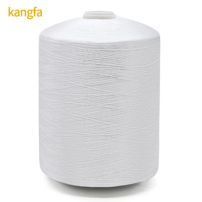 Filamento de costura de poliéster 150D/3 Tex45 TKT60 blanco crudo con baja contracción y durabilidad