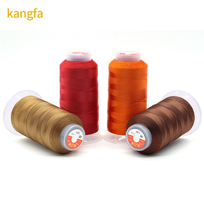 Diámetro del hilo 0,6 mm Boho Kangfa Tex 90 V-92 Filamento de poliéster UV blanco 4 onzas 1 350 yardas