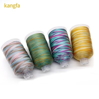 15PLY 250g 40 colores de trenzas multicolores hilo de poliéster para la decoración de artesanías de tejido
