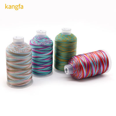 15PLY 250g 40 colores de trenzas multicolores hilo de poliéster para la decoración de artesanías de tejido