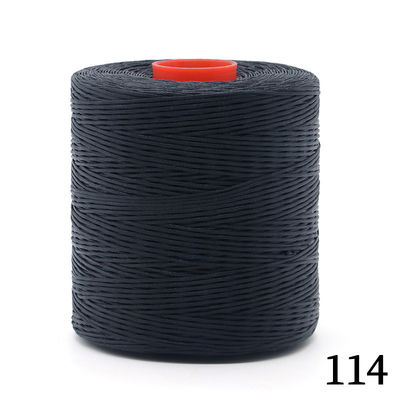 Diámetro 2 mm 400 g Filamento trenzado de poliéster de cera unida para hilo de costura de cuero 420D/16