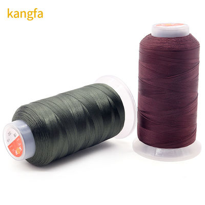 Kangfa 1 mm hilo de nylon retorcido hilo de costura de poliéster para tapicería de patrón teñido