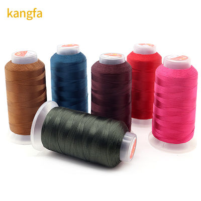 Kangfa 1 mm hilo de nylon retorcido hilo de costura de poliéster para tapicería de patrón teñido