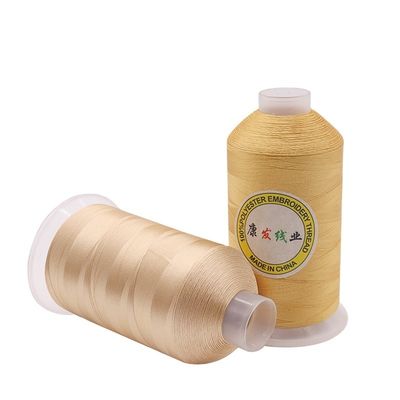 150D/2 100% hilo de bordado de poliéster para máquina 5000m Peso 160g en colores mixtos