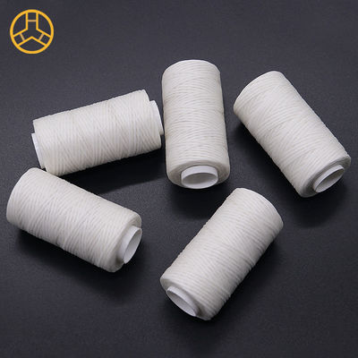 Kangfa 50M/Rol 0.8mm hilo de cera plana para el calzado de artesanía de cuero bolsa cinturón de boho Tejido