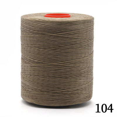 Kangfa 0.8MM 100% de poliéster hilo encerado para el patrón de costura de cuero material teñido encerado