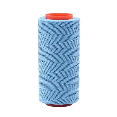 200m 0,8mm hilo de cera plana para cuero 100% de poliéster patrón de hilo de cera número 250D/16
