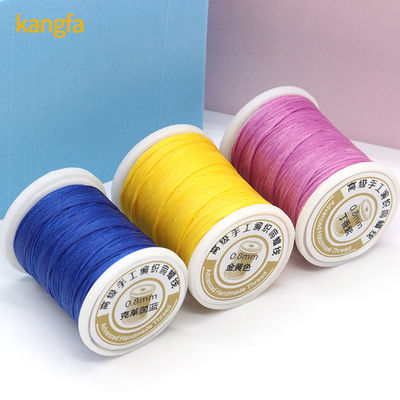 hilo de brazalete de gancho 0,8 mm hilo de cera de espuma fuerte y duradero para tejer a mano
