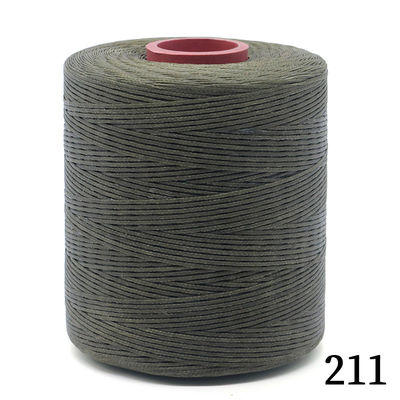 210D/16 hilo de costura de poliéster hilo de cuero de cera cosido a mano 0,8 mm 1 mm 240 colores