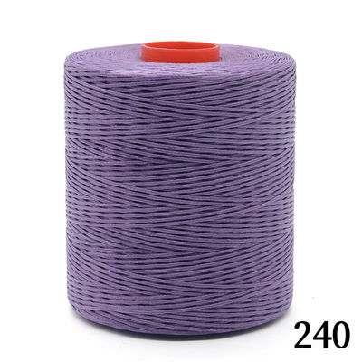 210D/16 hilo de costura de poliéster hilo de cuero de cera cosido a mano 0,8 mm 1 mm 240 colores