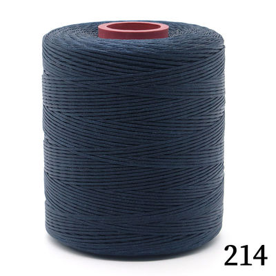 410G Kangfa 0,8 mm hilo de cera plana para costura de cuero hecha a mano en 210D/16 cuentas de hilo