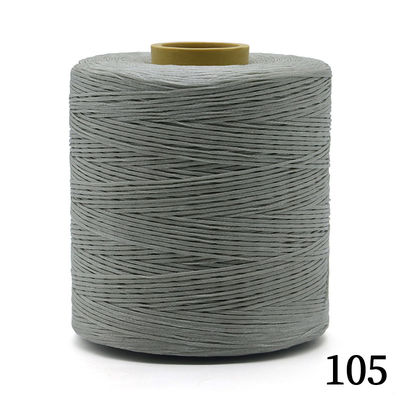 Kangfa 0,8 mm 1 mm Poliéster trenza hecha a mano hilo encerado de alta tenacidad para artículos de cuero
