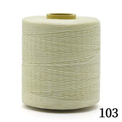Kangfa 0,8 mm 1 mm Poliéster trenza hecha a mano hilo encerado de alta tenacidad para artículos de cuero