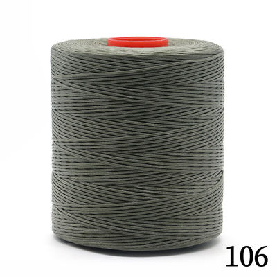 Kangfa 0,8 mm 1 mm Poliéster trenza hecha a mano hilo encerado de alta tenacidad para artículos de cuero