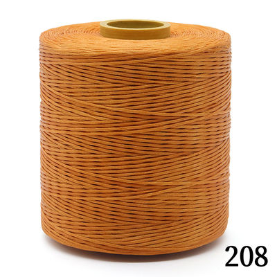 Kangfa 0,8 mm 1,0 mm Poliéster de cera hilo de costura para la fabricación y reparación de cuero 680m