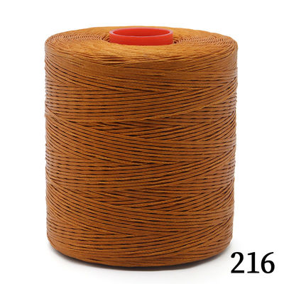 Kangfa 0,8 mm 1,0 mm Poliéster de cera hilo de costura para la fabricación y reparación de cuero 680m