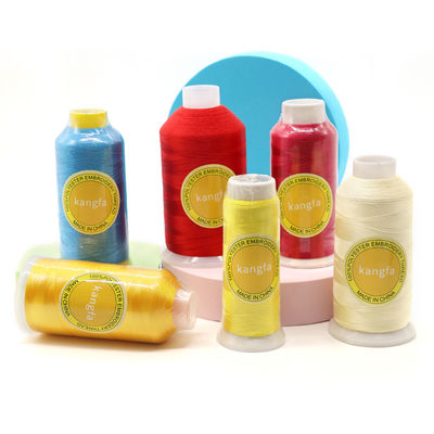 Polyester/Nylon 120D/2 hilo de bordado de 4000 yardas 100g peso para la máquina de bordado