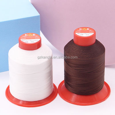 100g de alta tenacidad 420D/3 de nylon de unión de hilo de costura para el sofá de zapatos de cuero multicolor