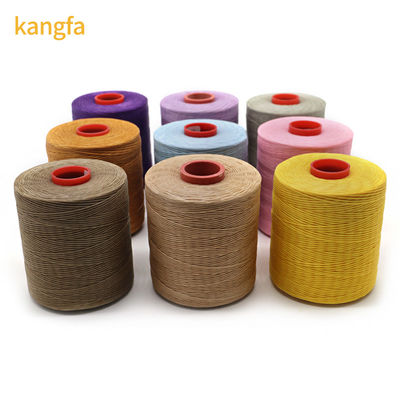 400 g/16 Plys Polyester Wax Bonded Braided Thread para hilo de costura de cuero 210D/16