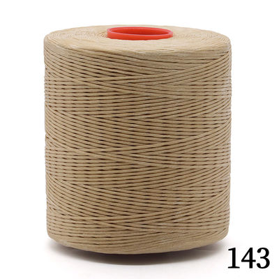 400 g/16 Plys Polyester Wax Bonded Braided Thread para hilo de costura de cuero 210D/16