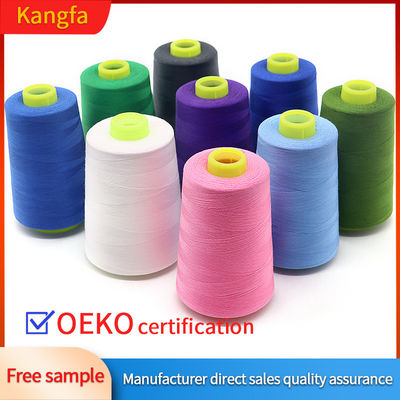Filamentos de poliéster Tkt120 directamente artículo 100% Spun 40/2 3000yds para fundas de almohada