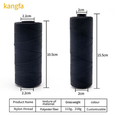210D/12PLY 210D/18PLY 100% hilo de redes de pesca de poliéster para coser cuero y prendas de vestir