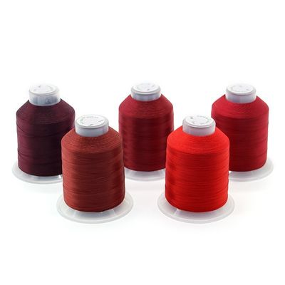 Cone de plástico 1250M longitud de hilo de nylon para zapatos 210D cuero de costura
